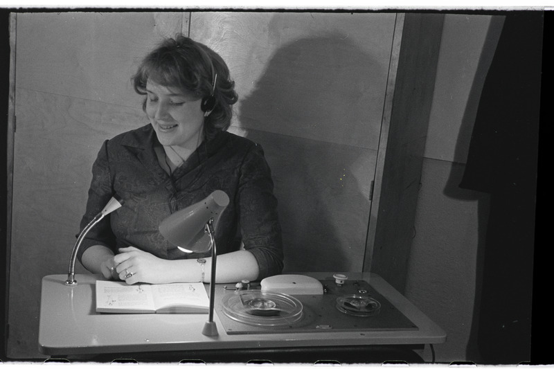 Tartu ülikooli raadiostuudios 1968. a.