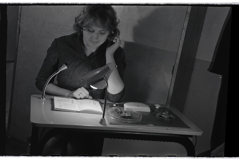 Tartu ülikooli raadiostuudios 1968. a.