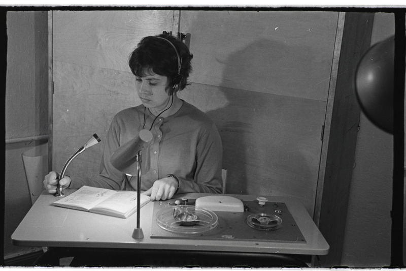 Tartu ülikooli raadiostuudios 1968. a.