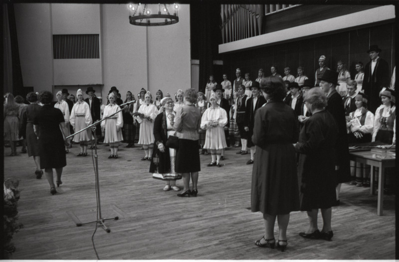 Helju Mikkeli loomingu õhtu "Vanemuise" kontserdisaalis. 16. märts 1985. a.