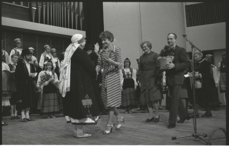 Helju Mikkeli loomingu õhtu "Vanemuise" kontserdisaalis. 16. märts 1985. a.