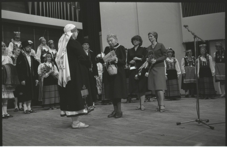 Helju Mikkeli loomingu õhtu "Vanemuise" kontserdisaalis. 16. märts 1985. a.