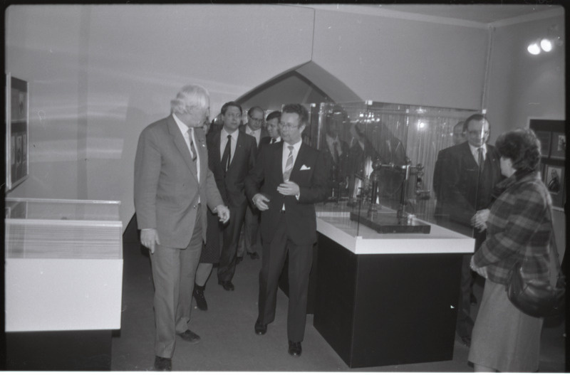 Soome parlamendidelegatsioon Tartu ülikoolis. Erkki Pystynen. 6. aprill 1985. a.