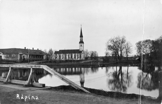 Räpina vaade, Paisjärv ja Miikaeli kirik