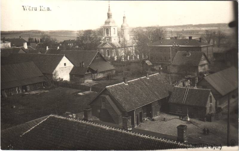 Foto. Vaade Võru linnale.