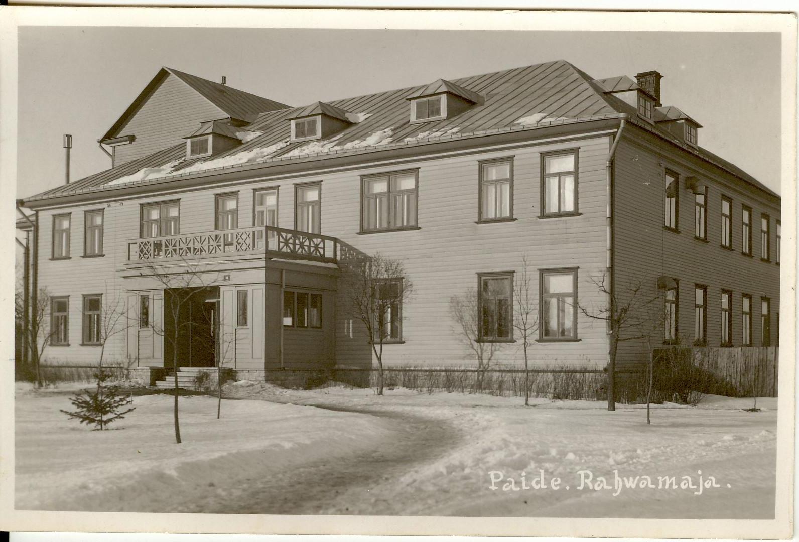 foto, Paide Rahvamaja 1930- 40-ndatel a.