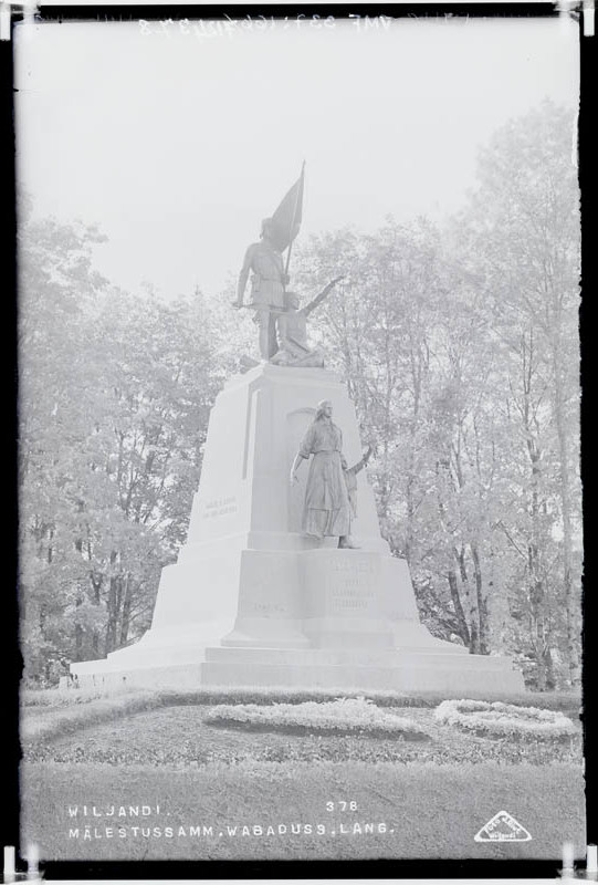 fotonegatiiv, Viljandi, Vabadussõja mälestussammas