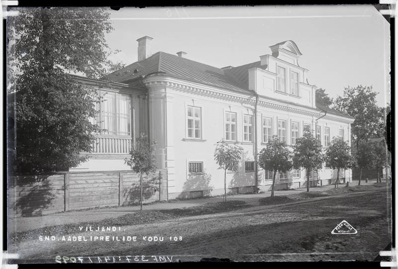 fotonegatiiv, Viljandi, Stift - Tallinna tänav, 1924