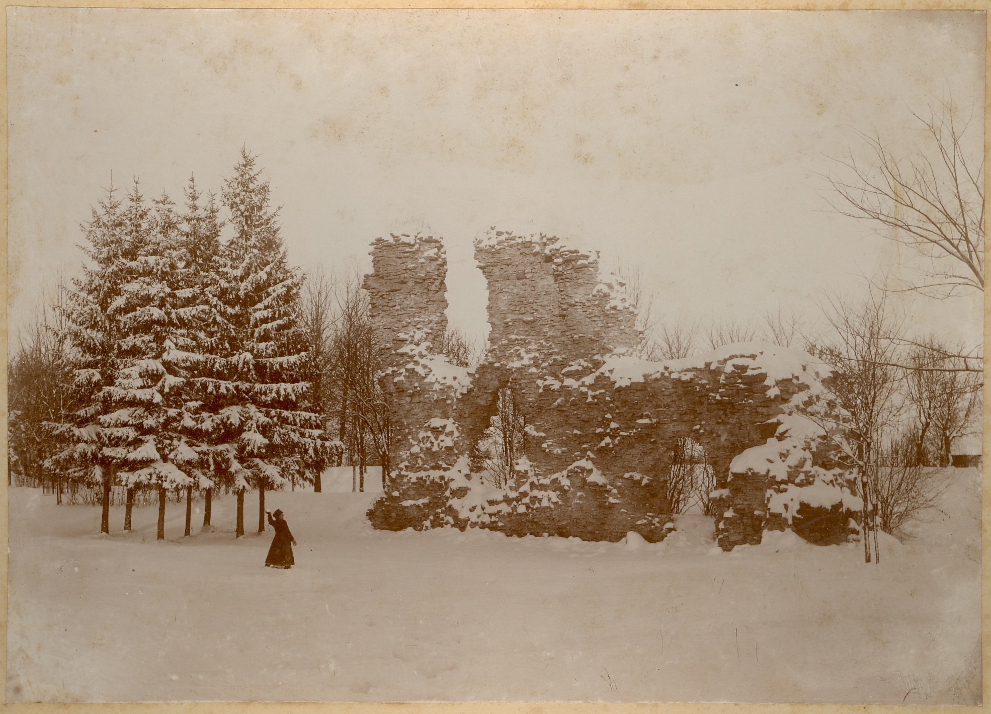 foto, varemed Paide Vallimäel 1899.a.