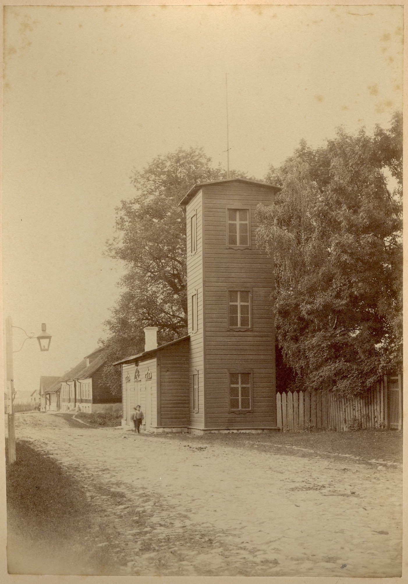 foto, Paide vaade, tuletõrjehoone Laial t.  1899-1900.a.