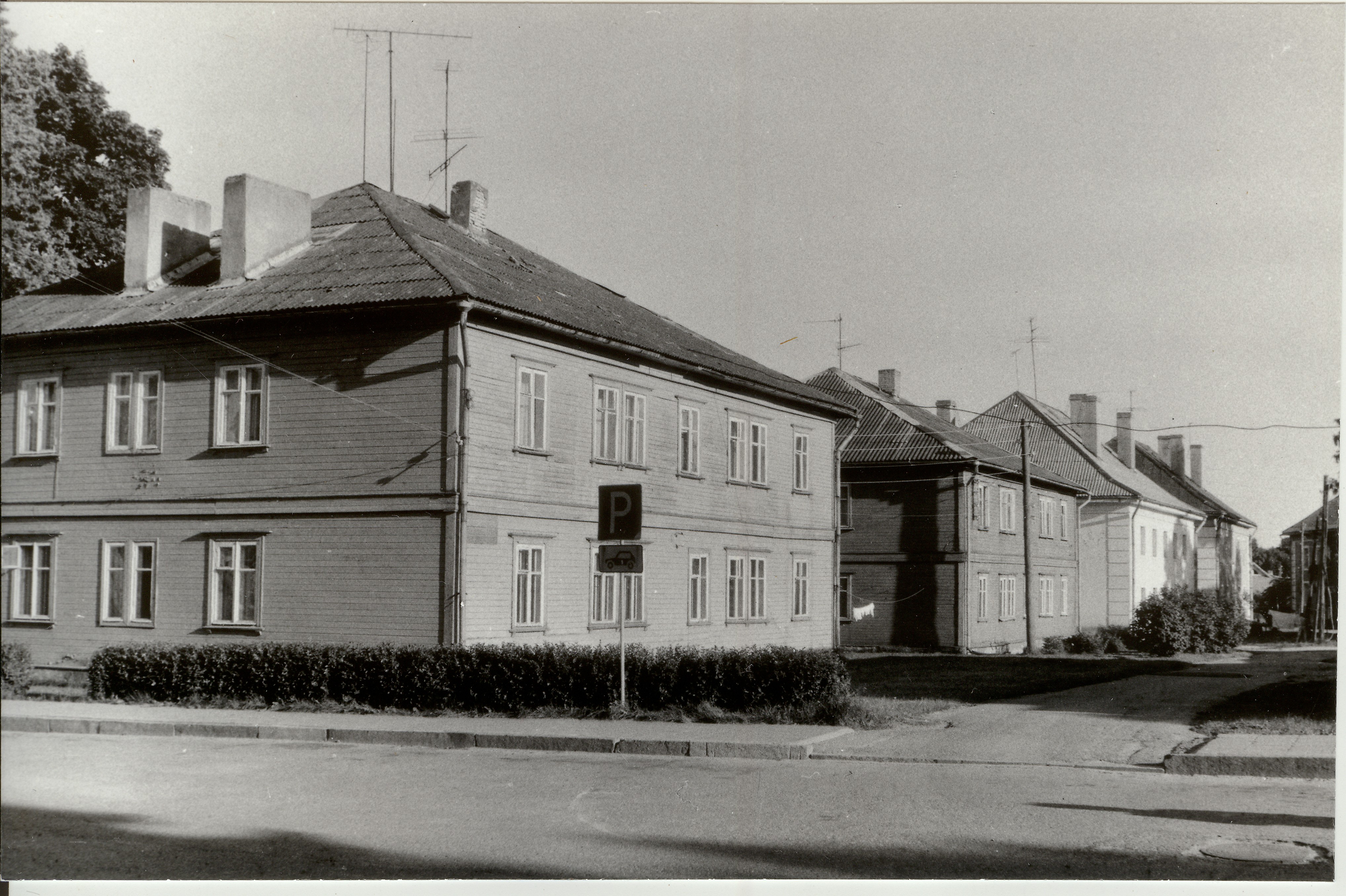 foto Paide Rüütli tänav 1995