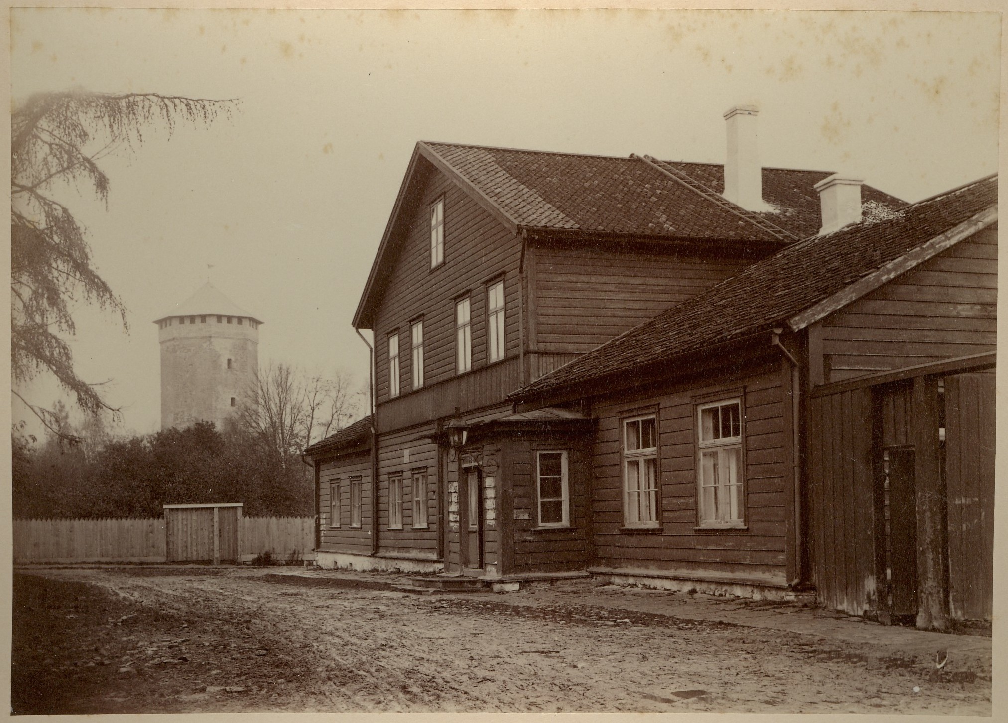 foto, Paide vaade, Kodanikkude Klubi hoone 20.saj. alguses