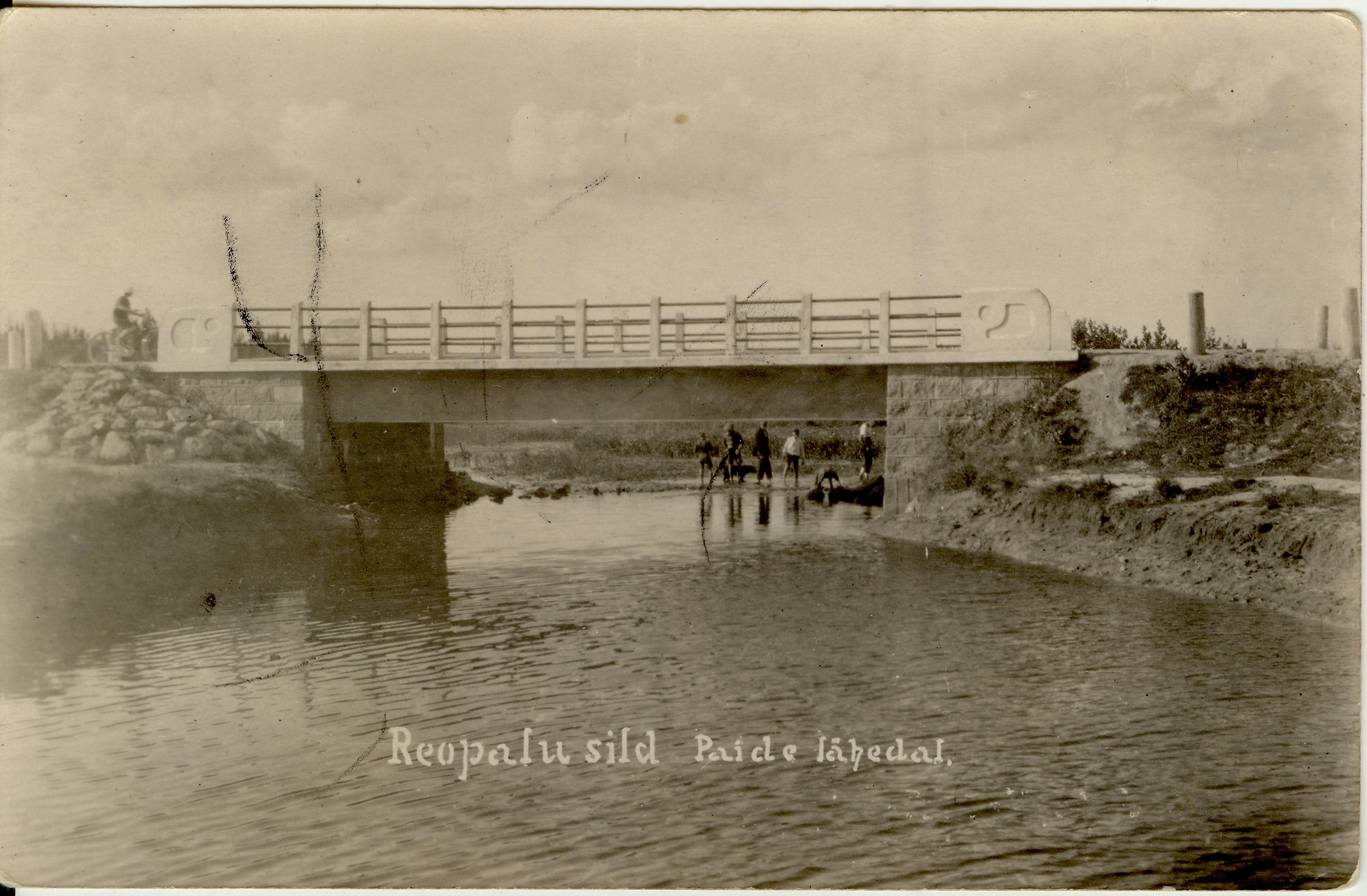 foto, Reopalu sild Paide lähedal 1930-ndatel a.