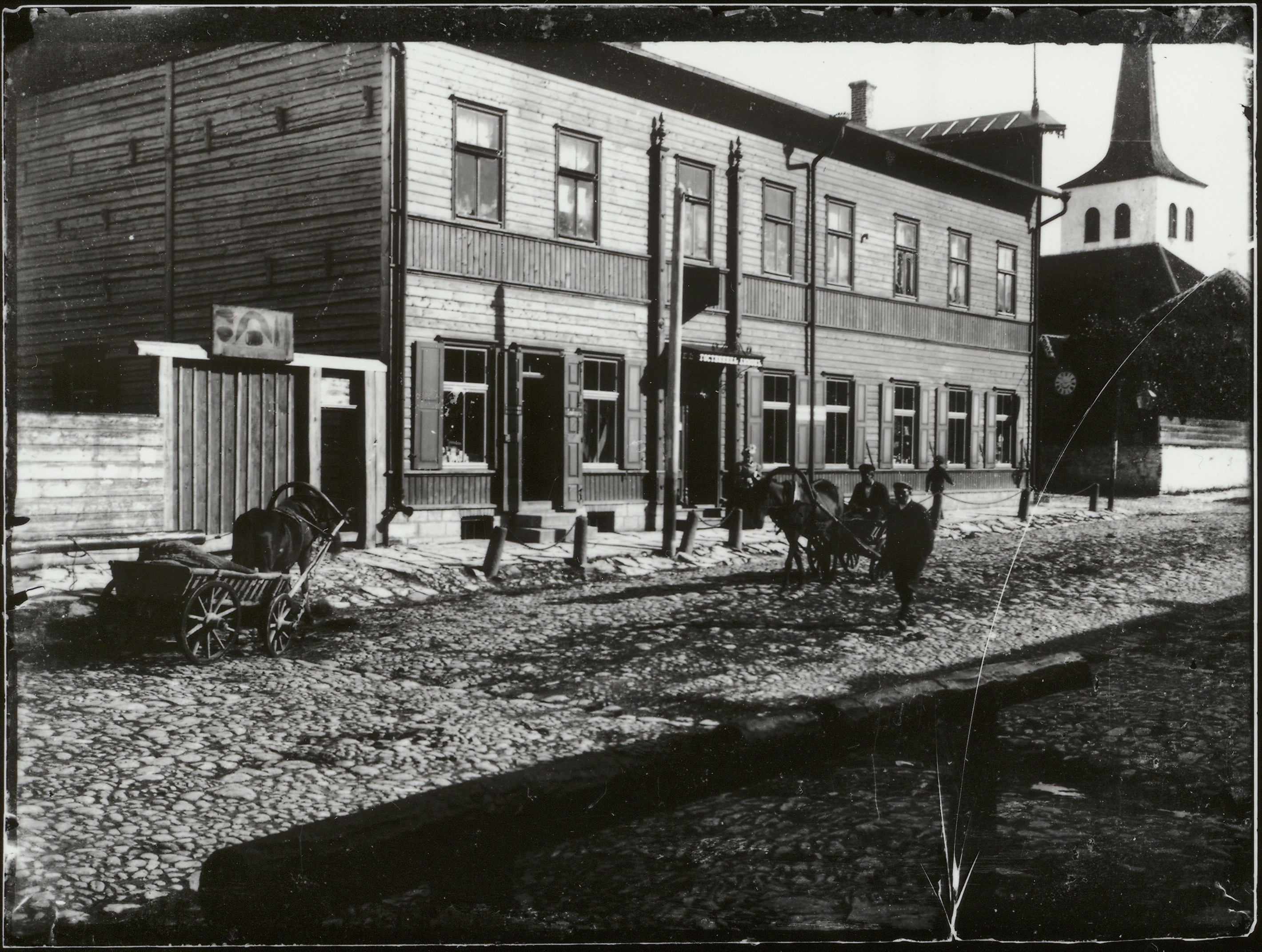 foto Paide Tallinna tänava algus 1900