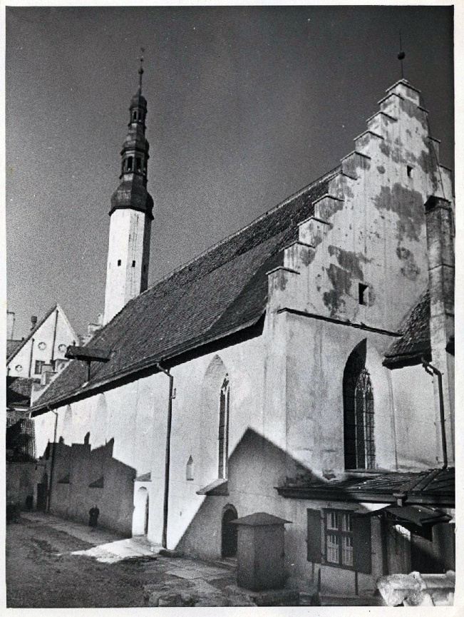 Tallinn, Pühavaimu kirik 14. sajandist.