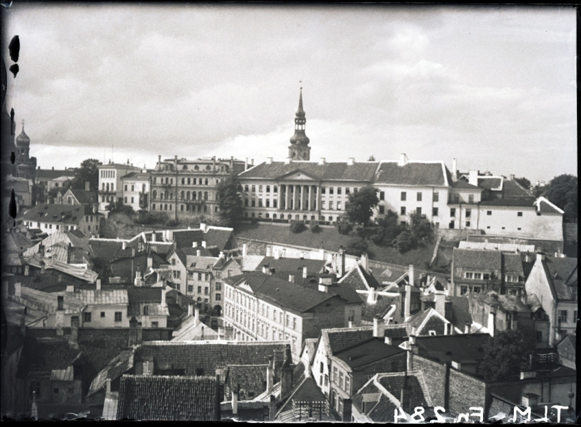 Tallinn, vaade Toompeale ja vanalinnale kagu poolt.