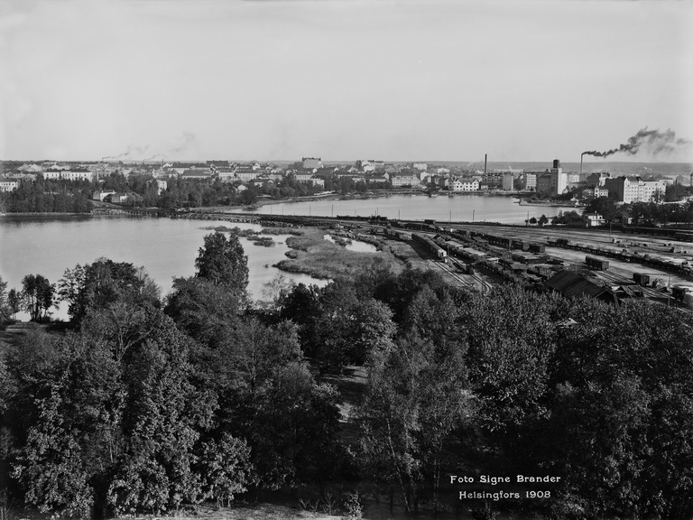 Panoraama Kansallismuseon tornista itään