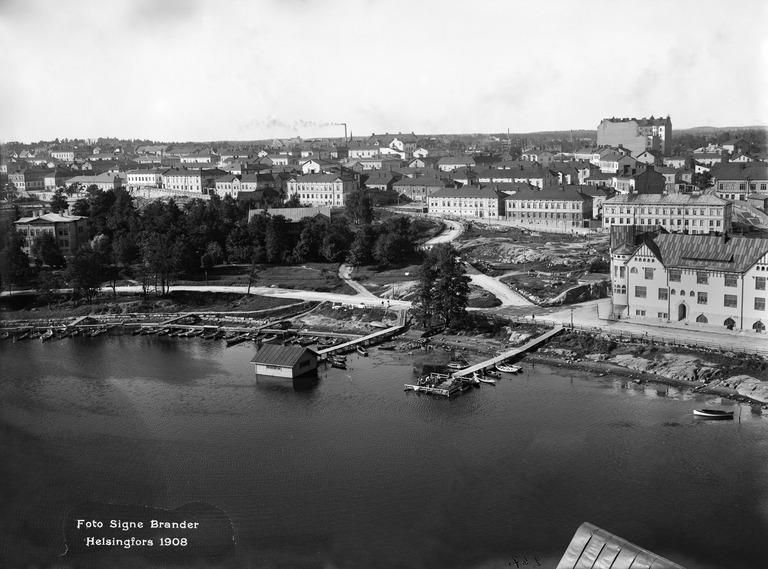 Näköala Työväentalon tornista pohjoiseen