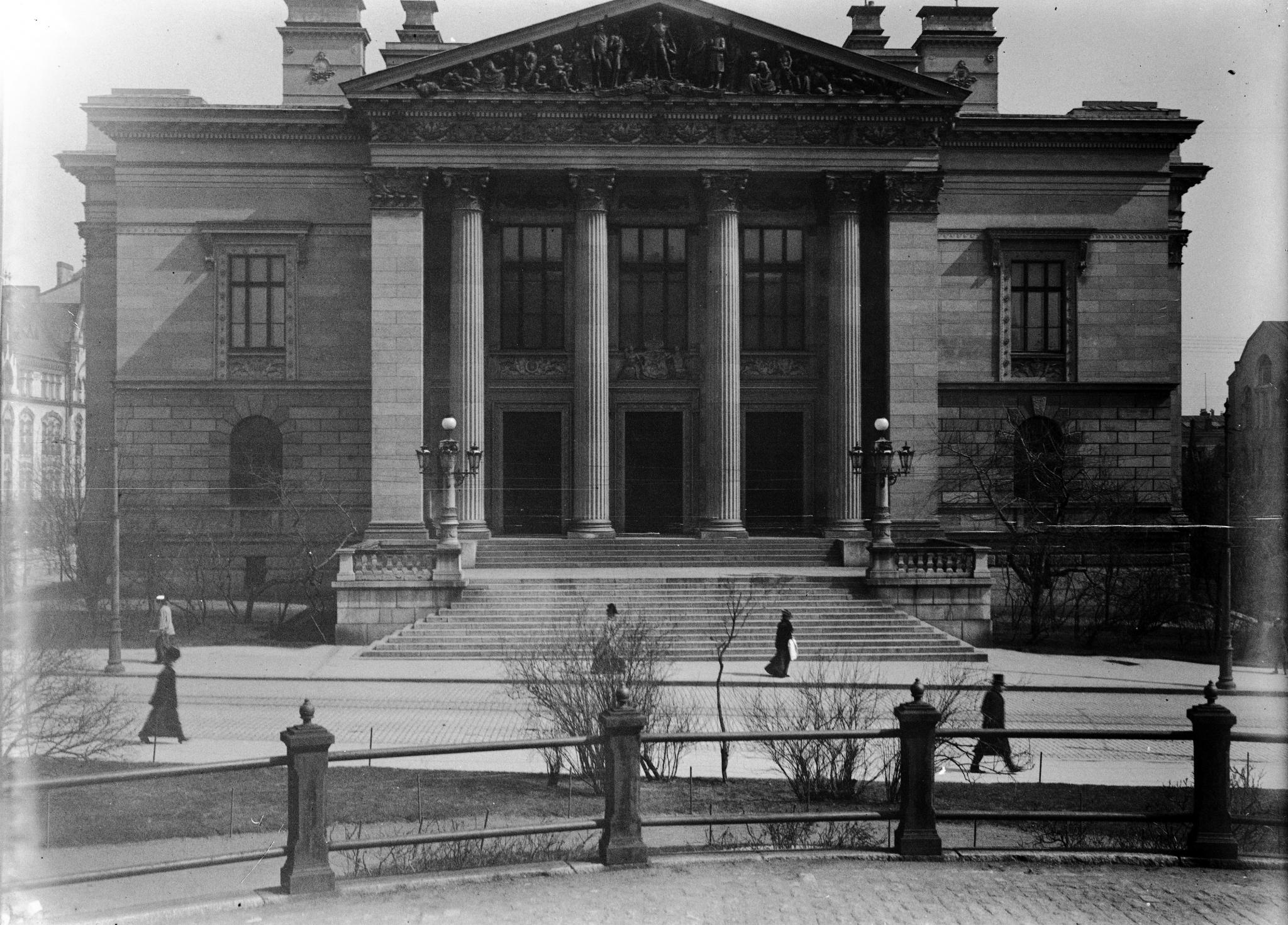 Ständerhuset vid Snellmansgatan. (1890-1910)