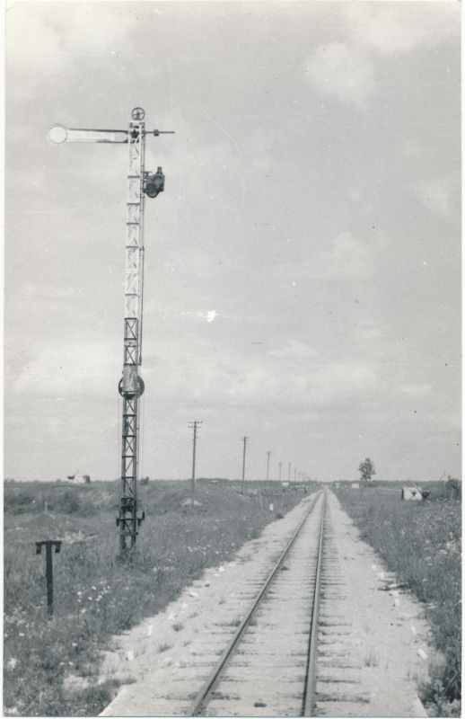 Foto. Lihula raudtee 1952.a.