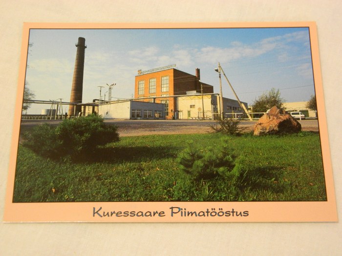 Postkaart Kuressaare piimatööstusest