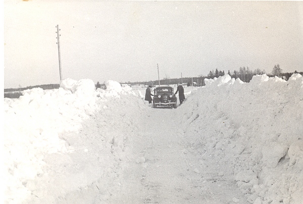 foto 1930.a talv Tarvastu-Suislepa teel