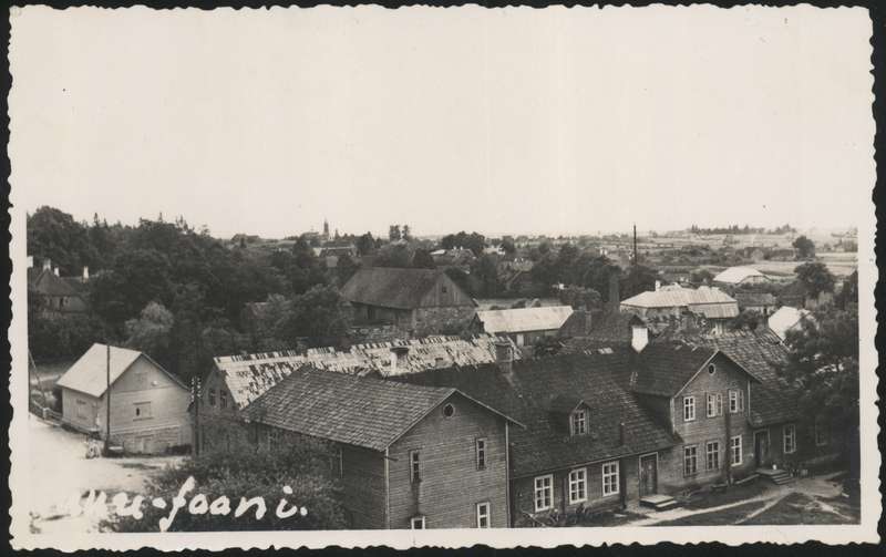 fotopostkaart, Suure-Jaani khk, Suure-Jaani, suvi, 1937, foto A. Veidner