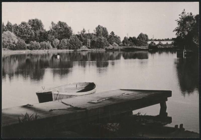 foto, Suure-Jaani khk, Suure-Jaani, järv, u 1970