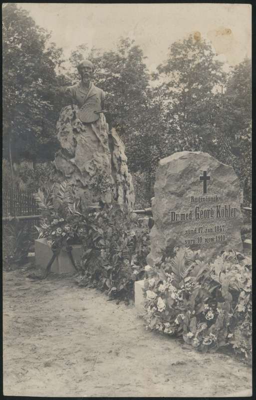 fotopostkaart, Suure-Jaani khk, Suure-Jaani, Kölerite hauaplats, u 1920
