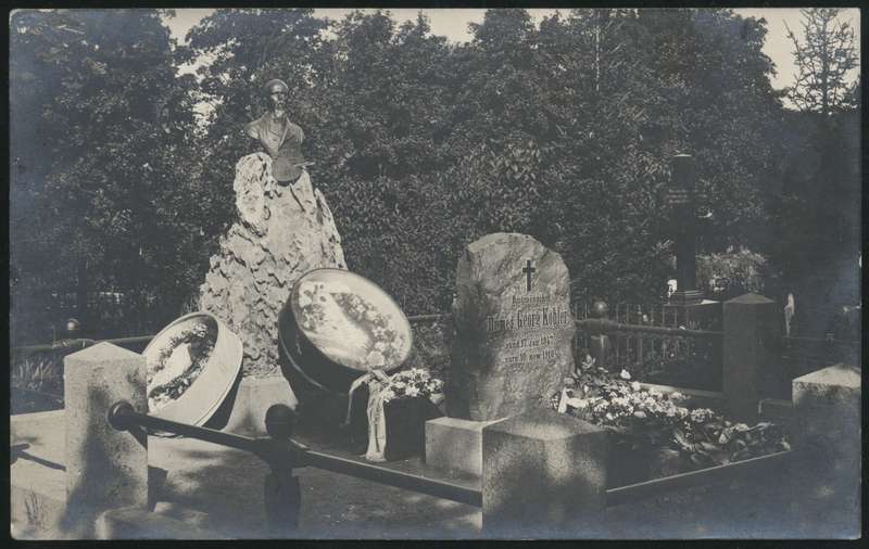 fotopostkaart, Suure-Jaani khk, Suure-Jaani, Kölerite hauaplats, u 1920