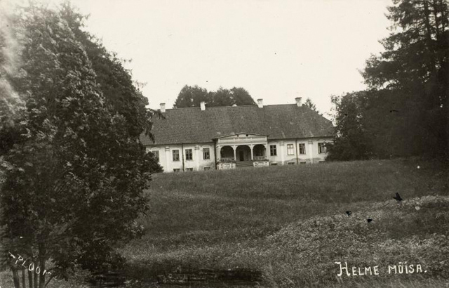 Fotopostkaart - Helme mõis, ~ 1933