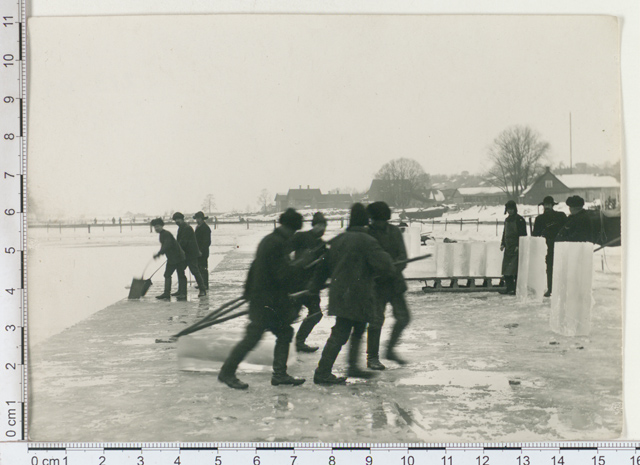 Ice cut in Emajõel 1913