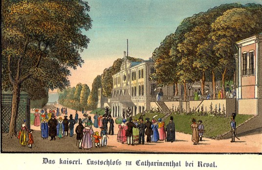 Kadrioru Castle in Tallinn (page from series "Memorials from Tallinn")