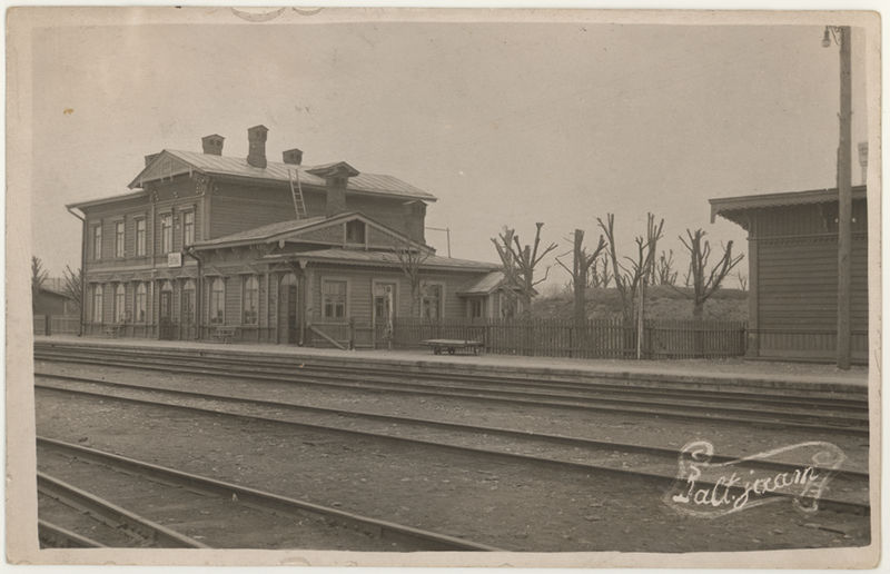 Postcard: Paldiski Railway Station