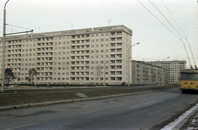 View of Tallinn. Mustamäe. Friendship puiestee.