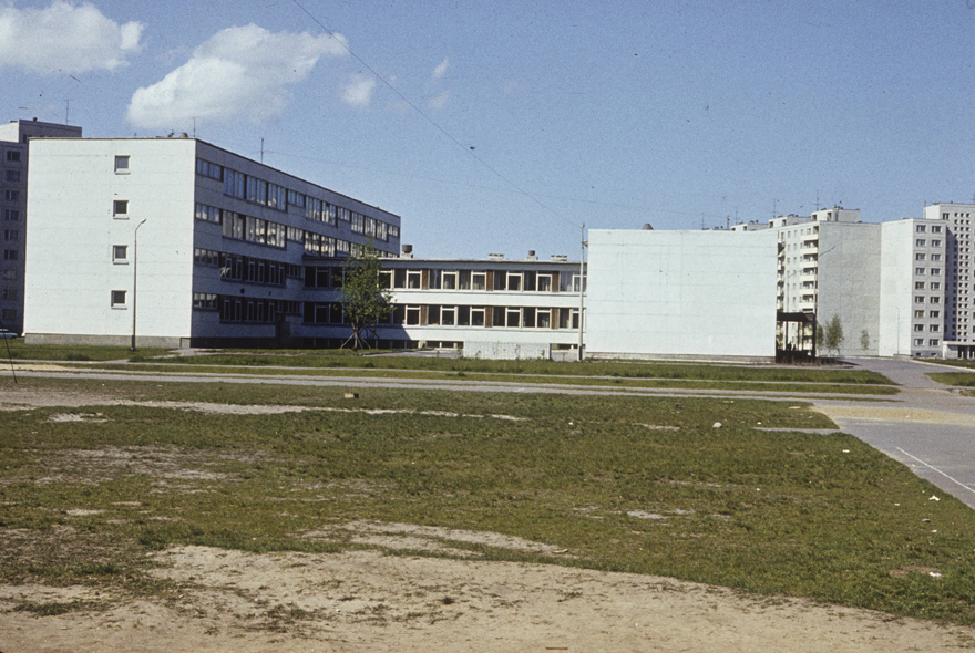 Väike- Õismäe, view of schoolhouse on the side, Panoraam 1-b