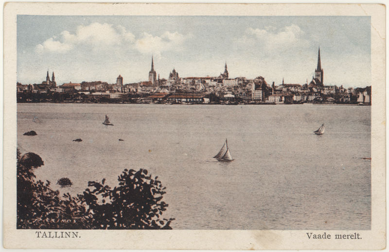 Postcard from Tallinn View Sea