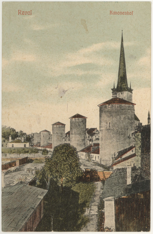 Postcard Tallinn Tower Square
