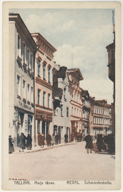 Postcard Tallinn Harju Street