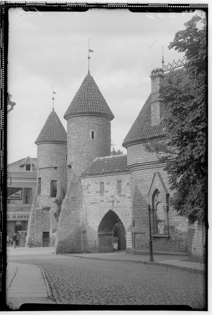 Viru gates viewed by Valli Street