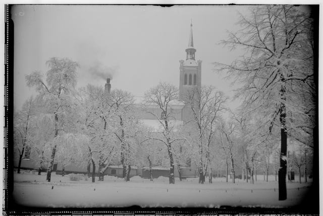 Winter view of the Tallinn Jaan Church