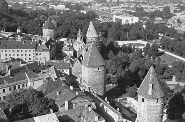 Old Tallinn. The Tower Square