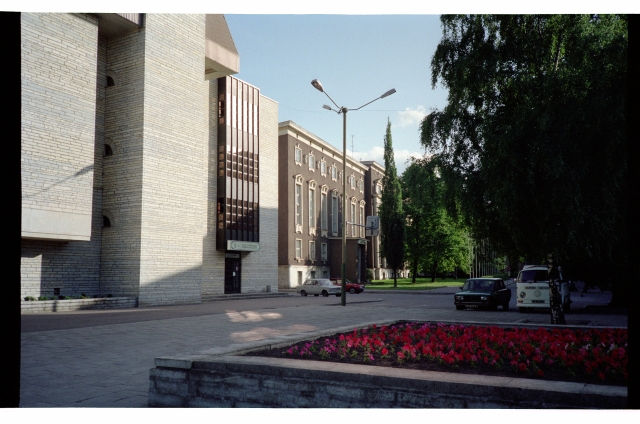 Sakala Centre and former officers' casino on Sakala Street