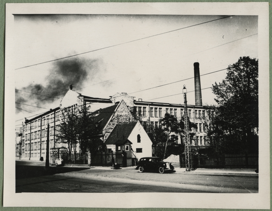 A. m. Luther factory gate near Pärnu mnt