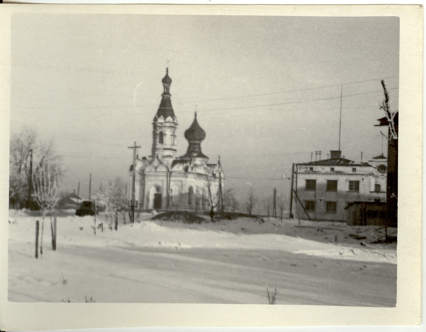 Photo, Tapa view, Orthodox Church in 1959.