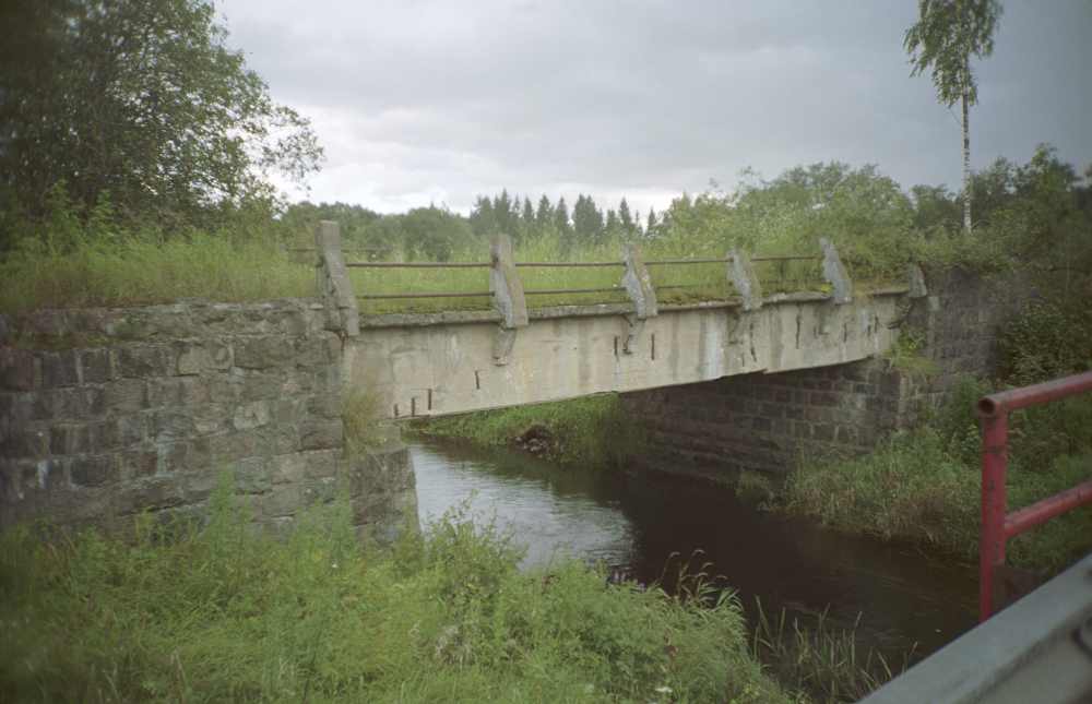 Bridge on the river Vigala in Tuti village on the old road Rapla-Märjamaa