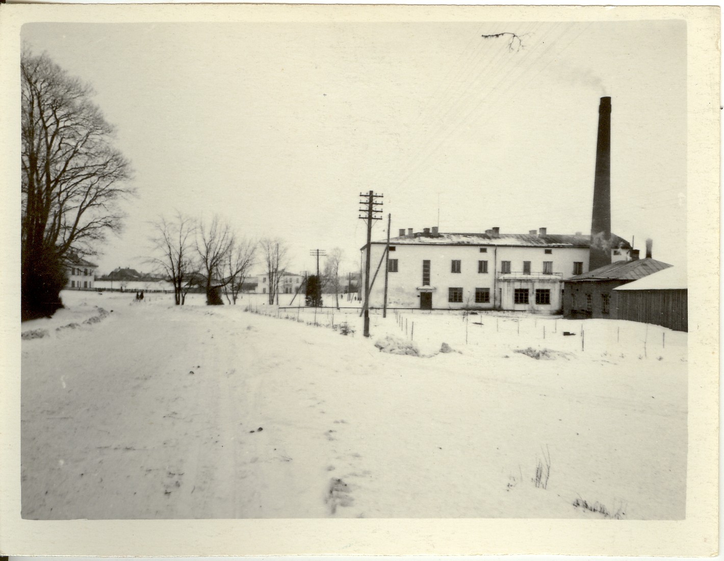 Photo, Järva-Jaani view, weerei 1959.