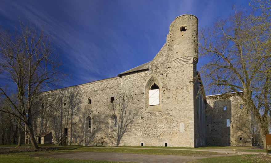 Padise monastery, view of the building