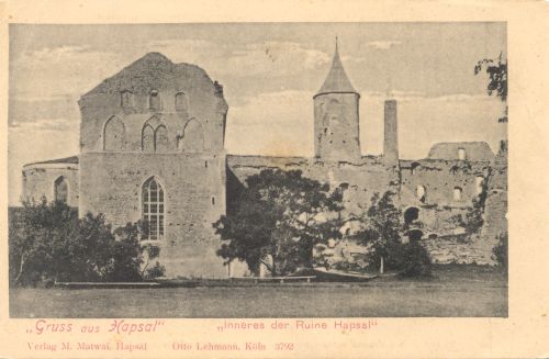 Postcard. Haapsalu Little Fortress. Before 1914.
