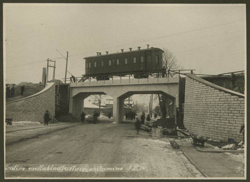 Construction of Paldiski mnt viaduct, construction of soil insurance